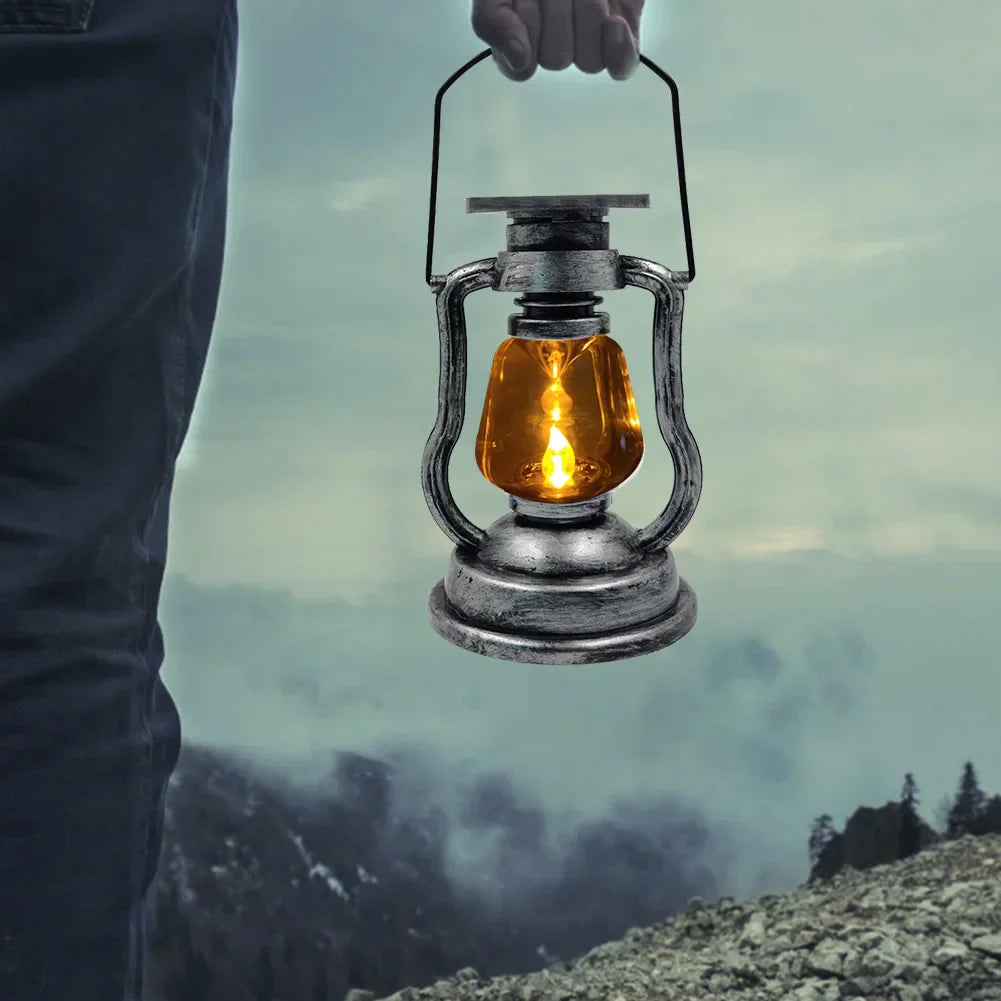 Floroux - Décoration de lampe à kérosène rétro classique