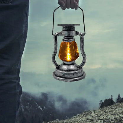 Floroux - Décoration de lampe à kérosène rétro classique