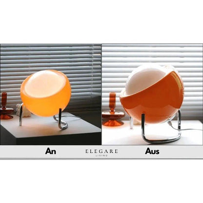 Lampe de table nordique orange rétro