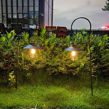 Floroux | Lampe solaire vintage pour usage extérieur