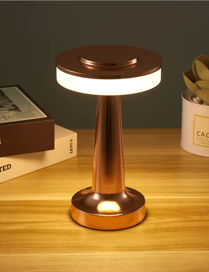 RetroGlow | Lampe de table LED multifonction rechargeable