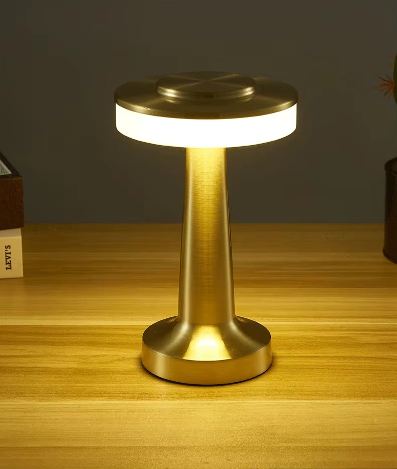 RetroGlow | Lampe de table LED multifonction rechargeable