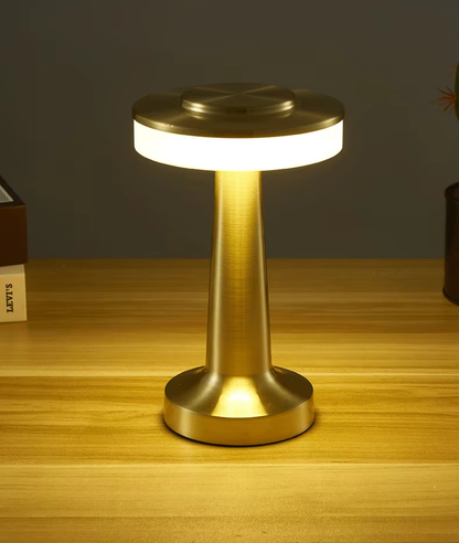 RetroGlow | Lampe de table LED multifonction rechargeable