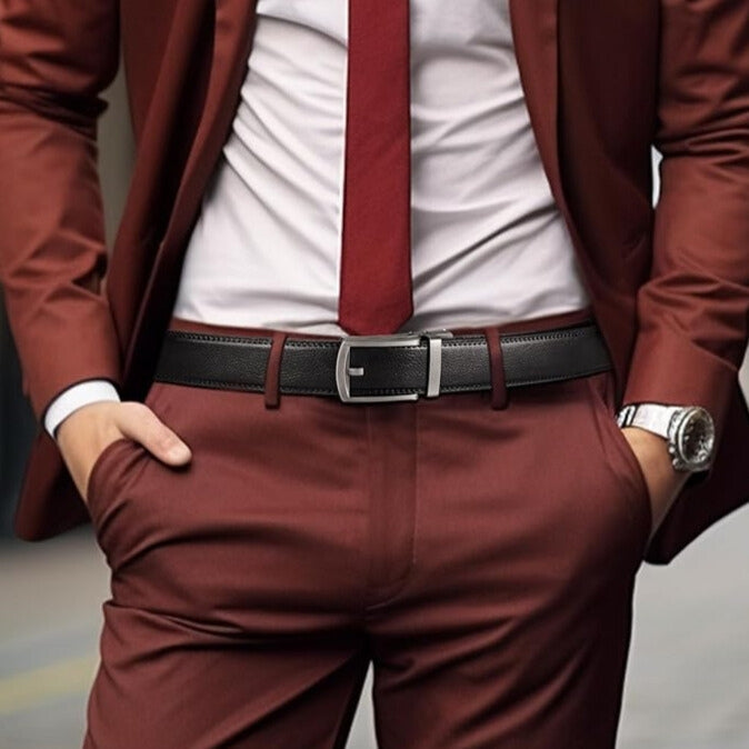 EliteSlide Ceinture – Accessoire en Cuir Luxe Ajustable