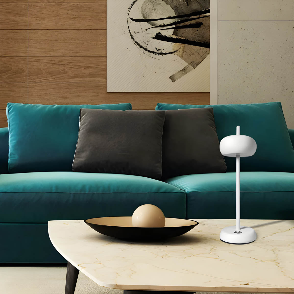 Floroux – Lampe de table moderne et élégante pour une lumière chaude et accueillante