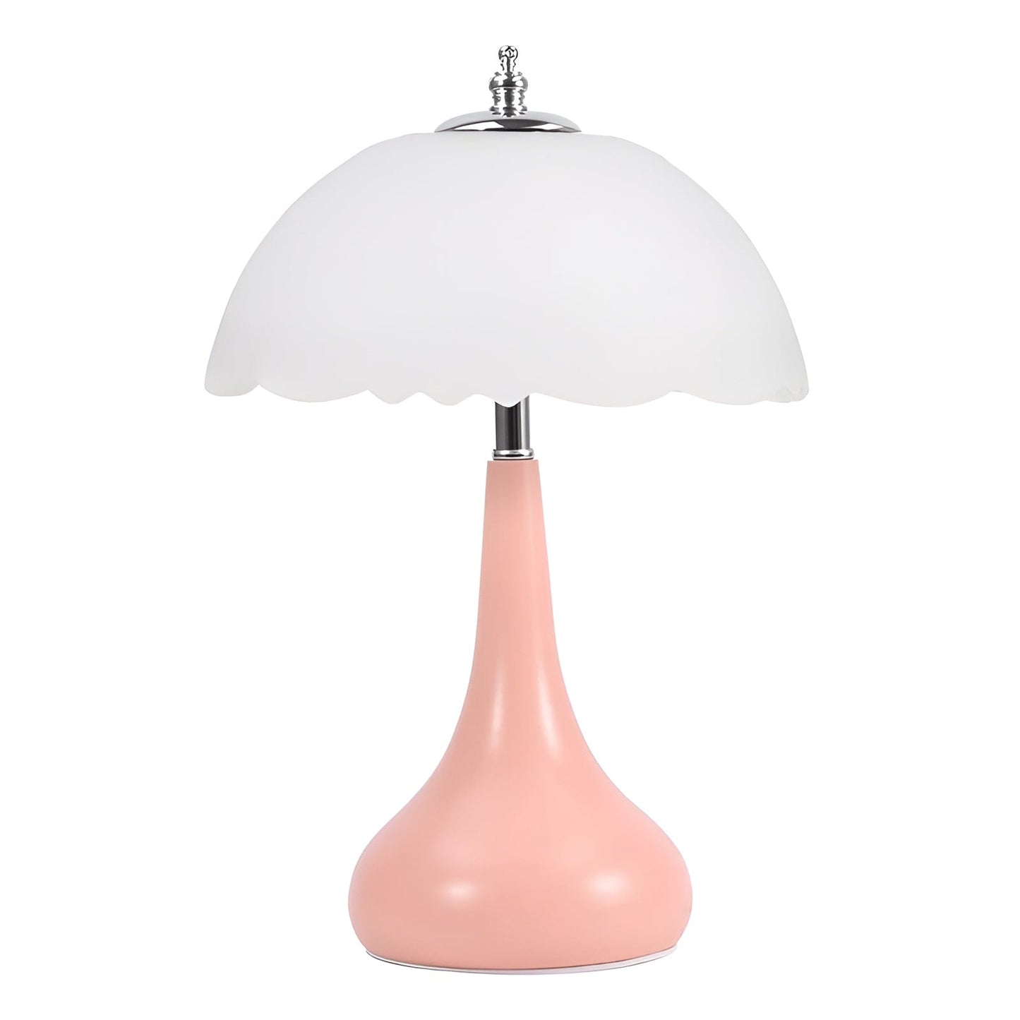 Eleganza Luxe Lampe de Table – Forme de Champignon Intemporelle avec Fonction de Dimming LED dans des Couleurs Douces
