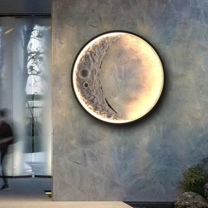 Floroux Applique murale en demi-lune | Lumière d'ambiance LED | Éclairage décoratif pour la maison