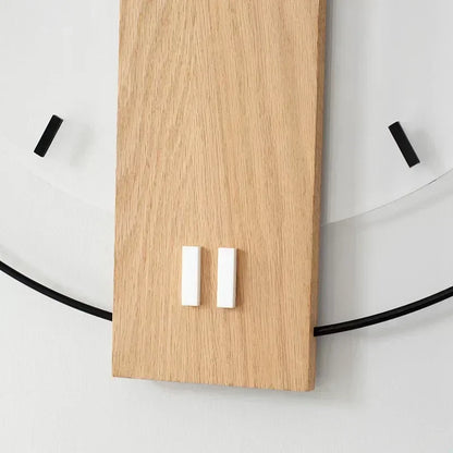 Floroux | Horloge murale silencieuse en bois