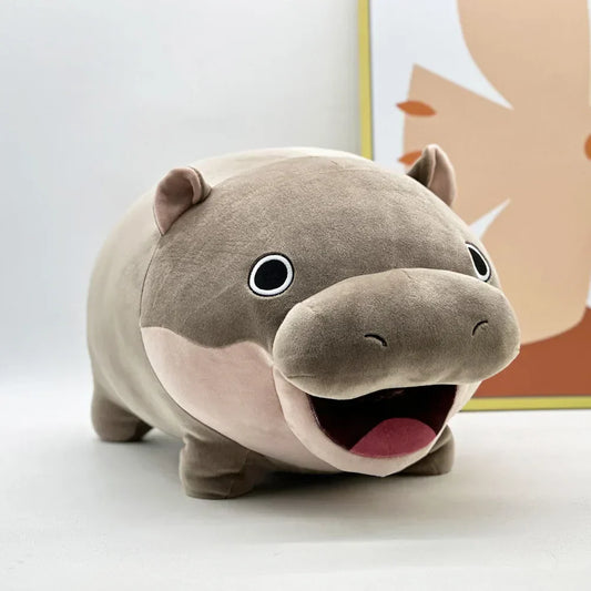 Floroux - Hippopotame en peluche câlin pour enfants à jouer et rêver