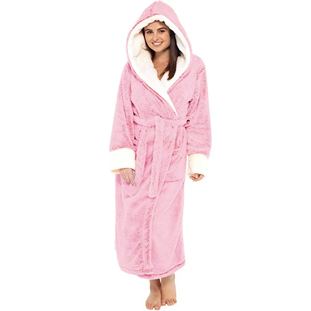 DouceurChic – Robe de Bain en Peluche Allongée