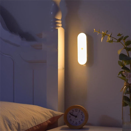 Brighté - Lampe Murale à Détection de Mouvement Sans Fil Rechargeable