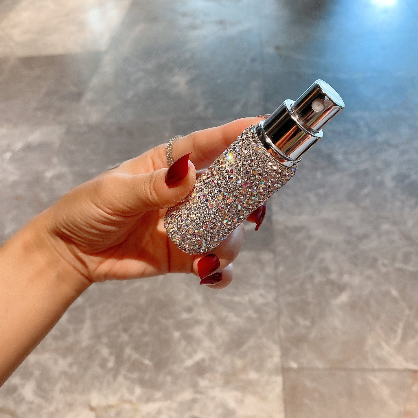 DiamondScent - Flacon de parfum de luxe rechargeable pour le style