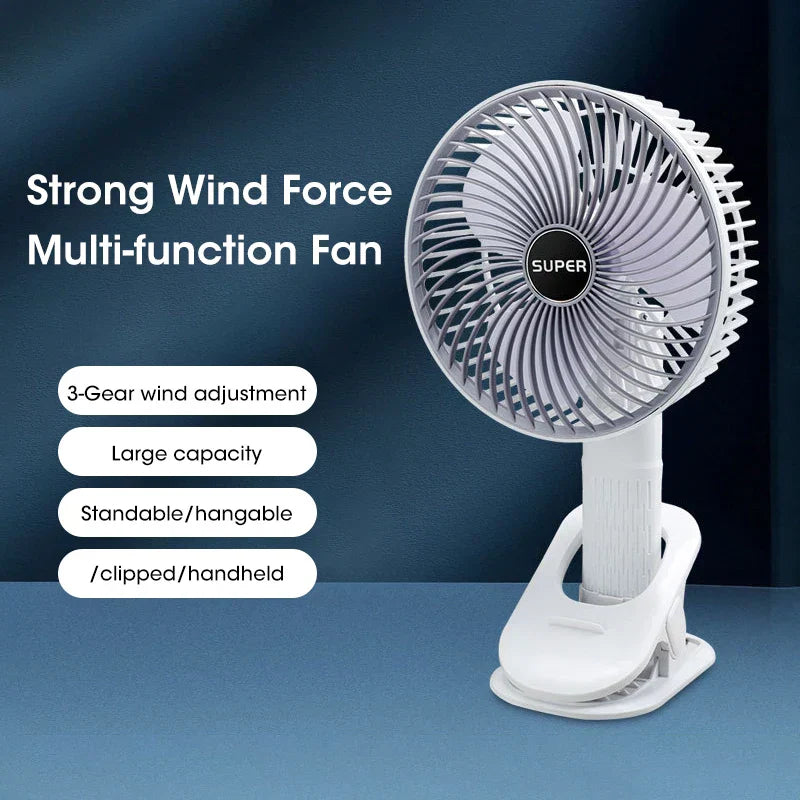BreezeWave 4-en-1 Ventilateur - Refroidissement Puissant pour Chaque Situation