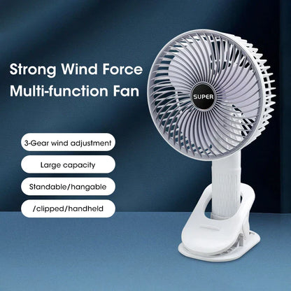 BreezeWave 4-en-1 Ventilateur - Refroidissement Puissant pour Chaque Situation