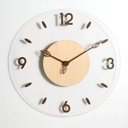 Horloge Murale Noisera – Élégance Naturelle en Bois de Noyer
