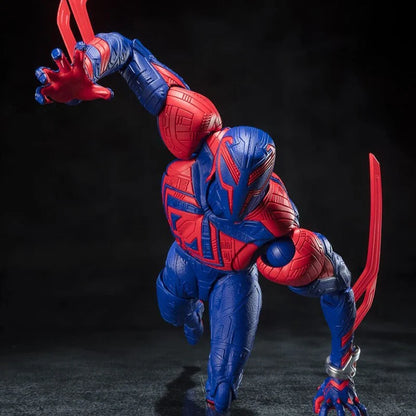Figurine Action PVC Spider-Man 2099 - Poupée collectible Miles Morales pour les fans, cadeau parfait pour les enfants et les collectionneurs