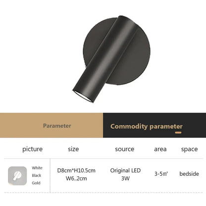 FlexiLume – Lampe de lecture LED adjustable pour chambre à coucher