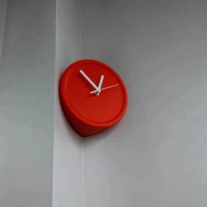 SilentCorner Horloge - Horloge mural silencieux élégant sans perçage