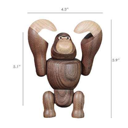 Figurines en bois King Kong