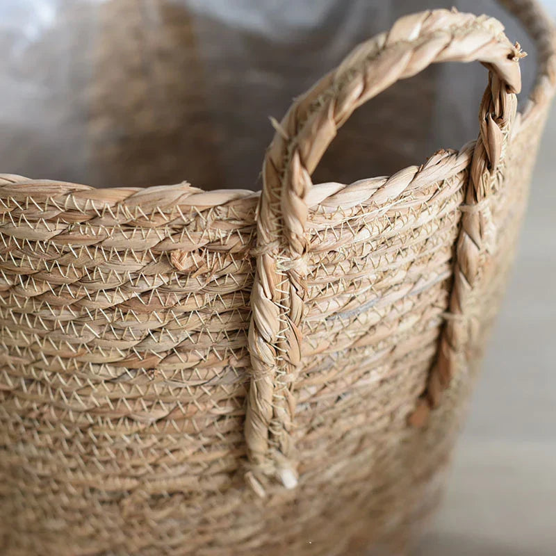 Floroux | Panier en paille tissé à la main