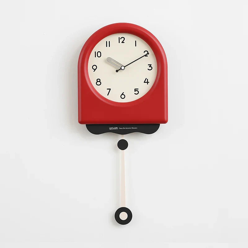 CremePendulum Clock - Horloge mural coréen au design moderne