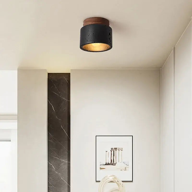 Collection de lampe de plafond en travertin