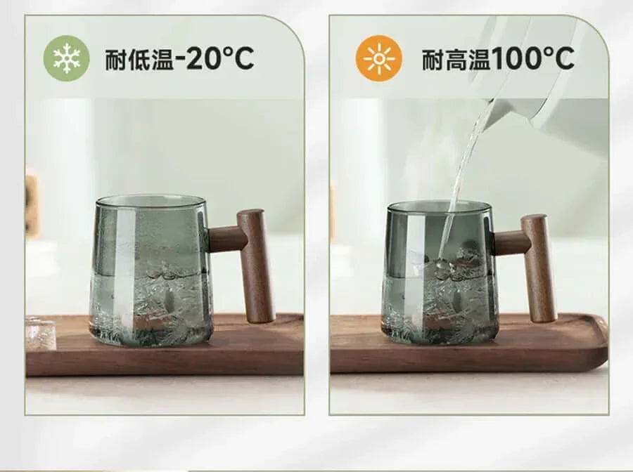 Tasse à thé en verre ultramoderne avec filtre et couvercle