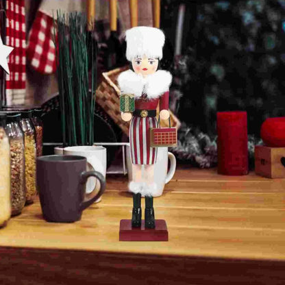 Casse-noisette en bois élégant - Classique festif