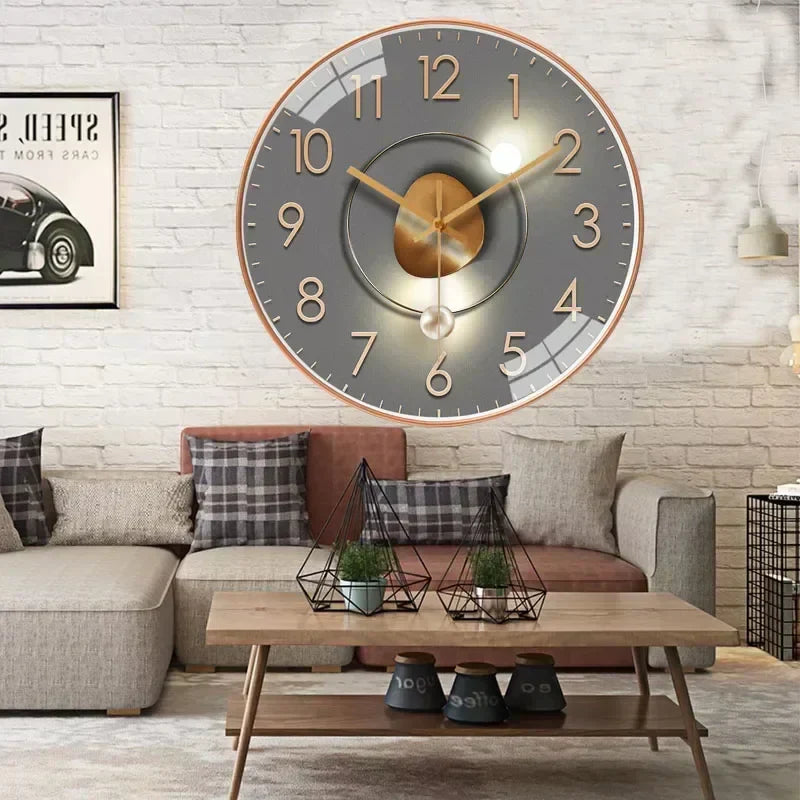 Floroux Horloges murales SilentTime - Design classique et élégant