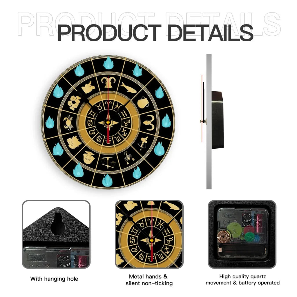 ModernGlow - Horloge mural 3D élégant pour la décoration intérieure