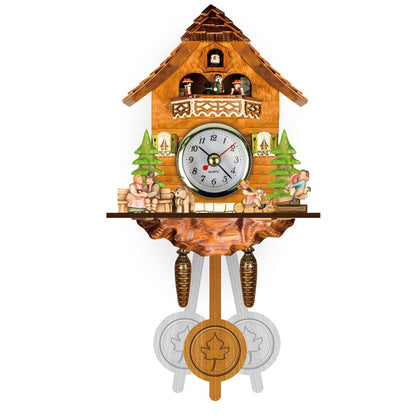 Horloge murale rétro à coucou