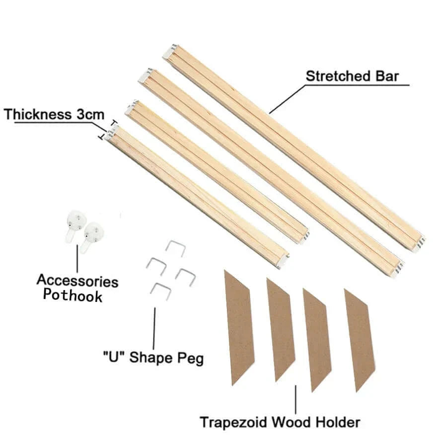 DIY cadre de tension en bois pour toile