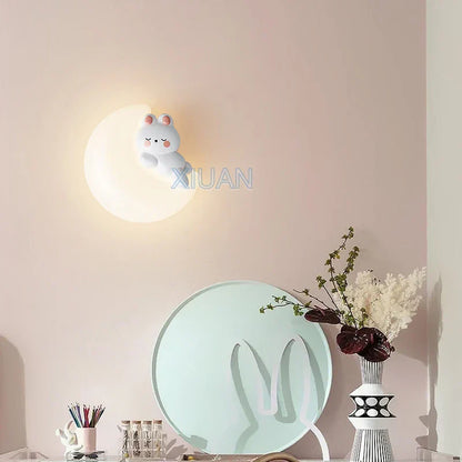 MoonAnimal – Lampe de Lune Magique pour Chambres d'Enfants