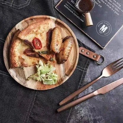 Floroux Tray Collection | High-quality acacia wood plates | Sustainable and elegant table decoration
