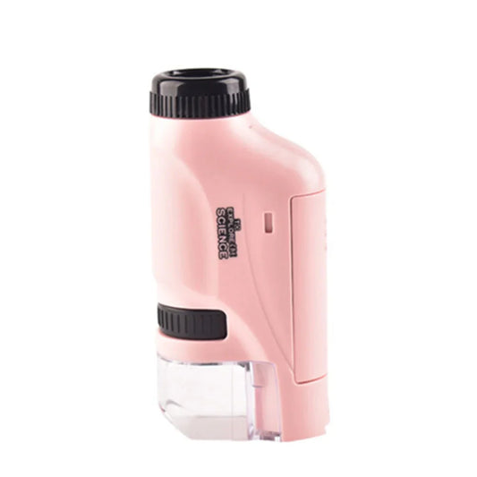 Microscope pour enfants 60-120x avec caméra et 8 lumières LED - Loupe éducative pour jeunes explorateurs