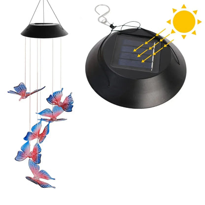 Papillon – Lumière solaire décorative