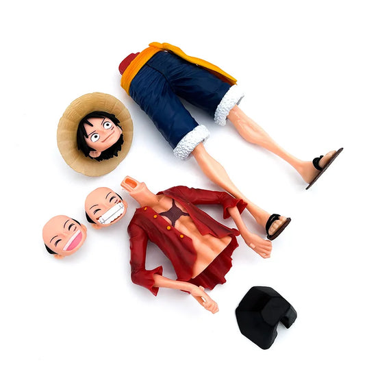 Figure d'Anime Luffy Sourire Confiant - Modèle de Poupée d'Action de 11 Pouces pour Collectionneurs et Fans