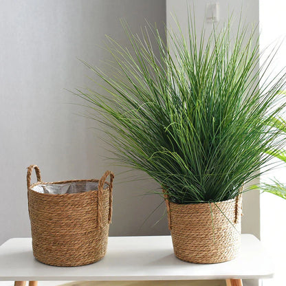 Floroux | Panier en paille tissé à la main