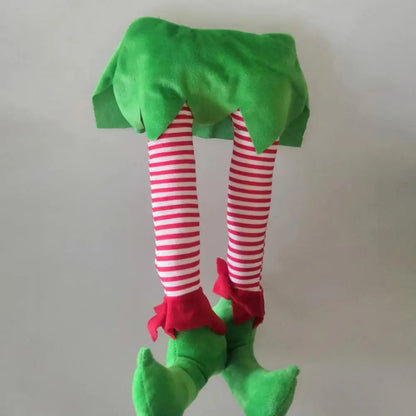 Elfie Legs – Décoration en Velours Envoûtante pour les Fêtes