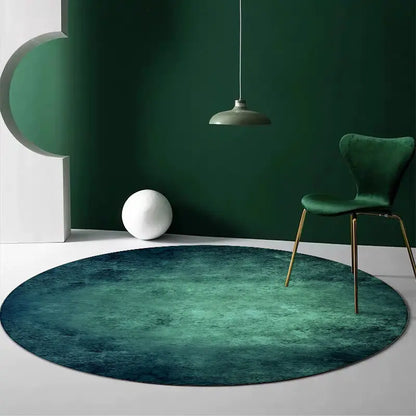 Tapis rond nordique – Tapis moderne et luxueux pour salon, chambre et balcon