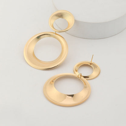 Boucles d'oreilles Gouden Cirkel | Bijoux uniques déclaratifs pour un look audacieux
