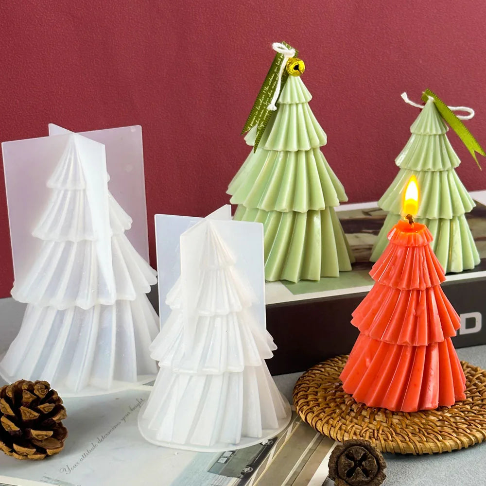 Bougie Sapin de Noël – Décorations DIY Élégantes pour Votre Intérieur