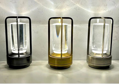Lampe de table LuxeGlow sans fil rechargeable - Élégante lampe sans fil pour chaque ambiance