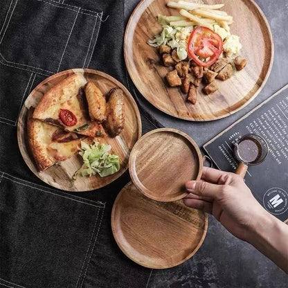 Floroux Tray Collection | High-quality acacia wood plates | Sustainable and elegant table decoration