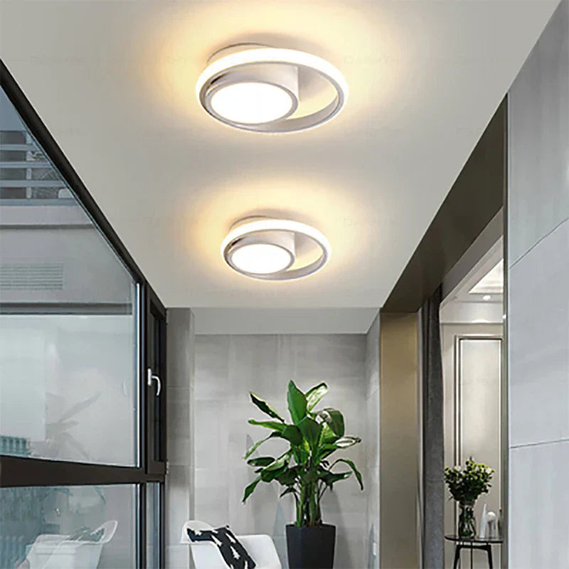 LumièreClair – Plafonnier LED Moderne pour Couloirs et Entrées