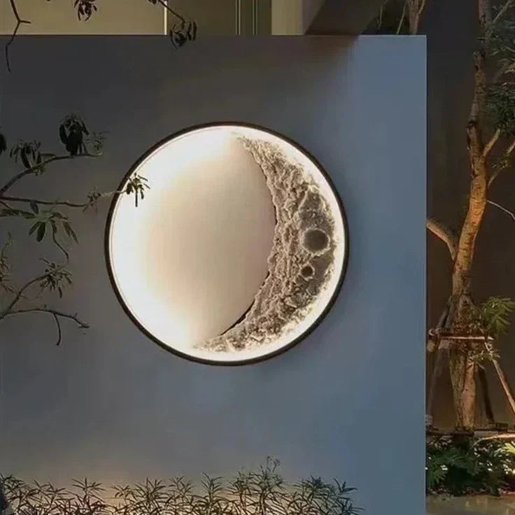 Floroux Applique murale en demi-lune | Lumière d'ambiance LED | Éclairage décoratif pour la maison