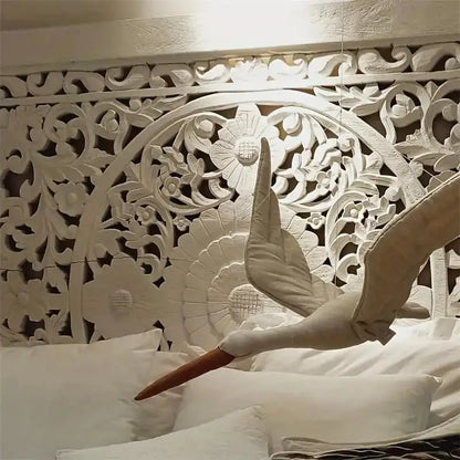 Jouet en peluche Cygne suspendu | Belle décoration pour la chambre des enfants