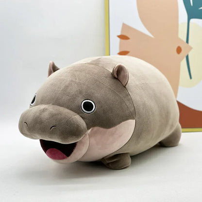 Floroux - Hippopotame en peluche câlin pour enfants à jouer et rêver