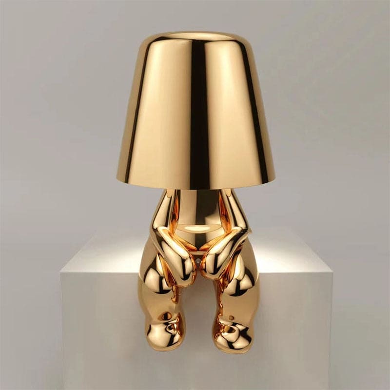 Floroux Monsieur LED Table Lamp | Elegant Figure Lamp | Modern Decor for Home & Office