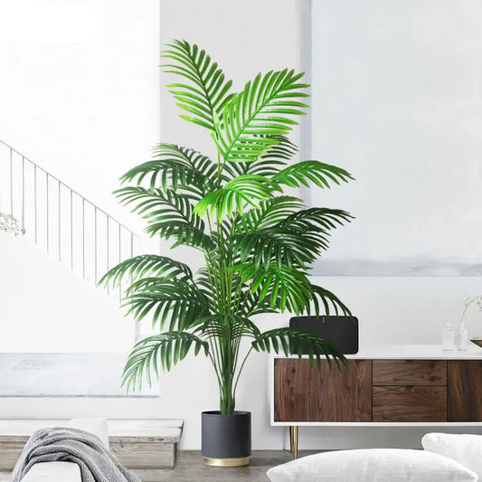 Floroux Artificial Palm | Realistic Indoor Plant | Low Maintenance & Decorative